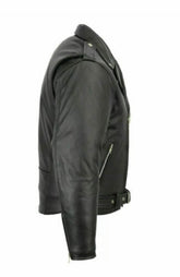 Black Leather Jacket - 52states Leather
